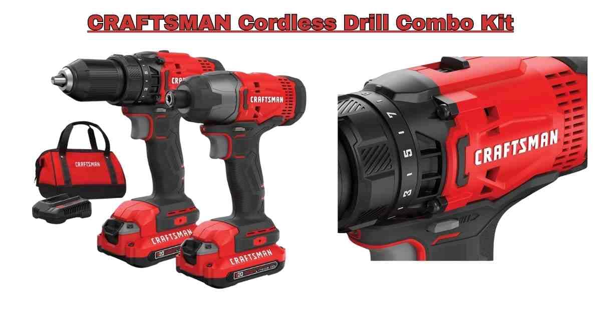 CRAFTSMAN Cordless Drill Combo Kit