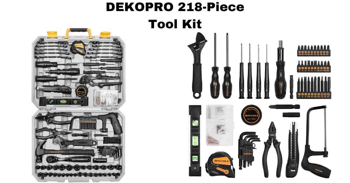 DEKOPRO 218-Piece Tool Kit | best mechanic tool set