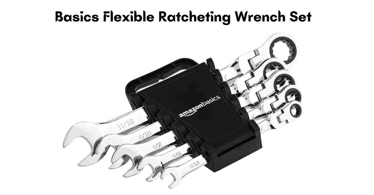 Basics Flexible Ratcheting Wrench Set