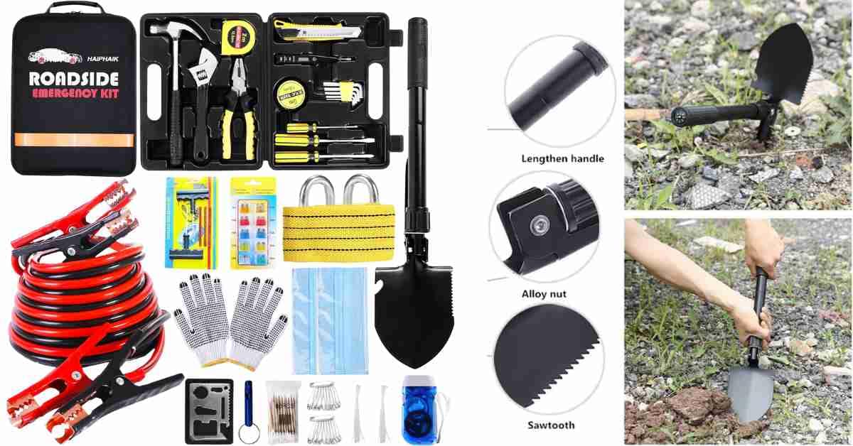 HAIPHAIK Car Emergency Roadside Kit