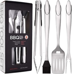 Alpha Grillers Heavy Duty BBQ Grilling Tools Set