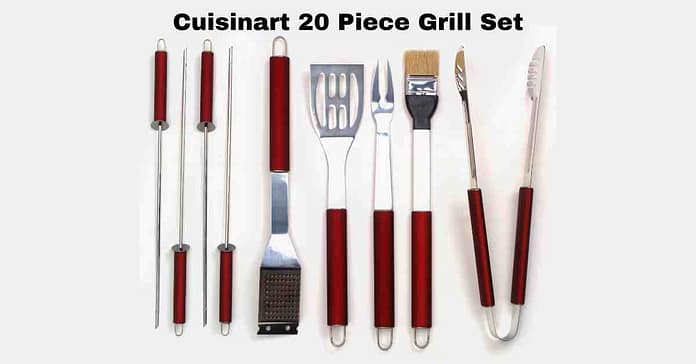 Cuisinart 20 Piece Grill Set Cuisinart 20 Piece Grill Set